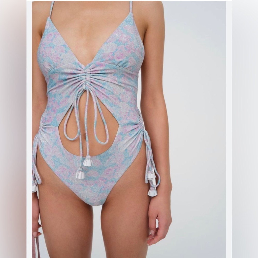 For love and lemons Colline Floral One-Piece Swimsuit